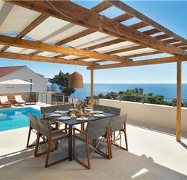 3 bedroom villa with pool and sea views Hvar island sleeps 6